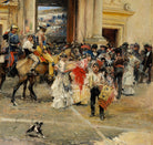 Outside The Bullring, José García Ramos Fine Art Print