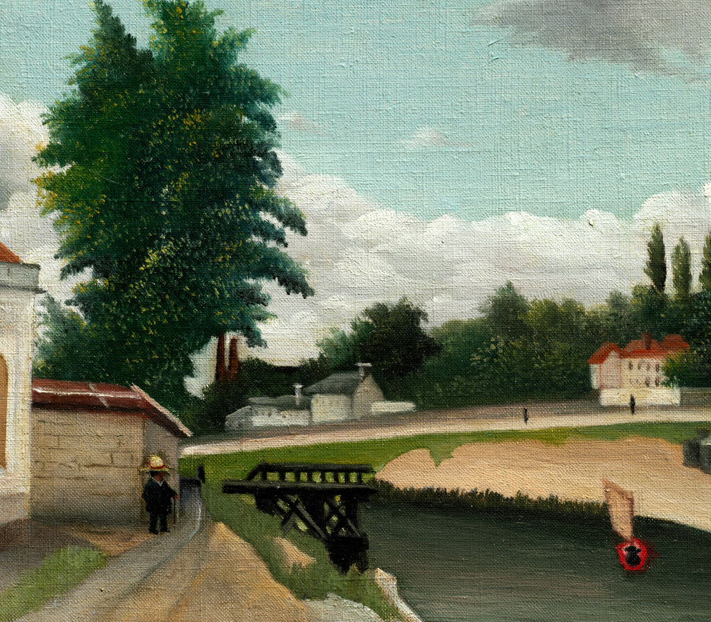 Henri Rousseau, Post- Impressionist Fine Art Print, Outskirts of Paris
