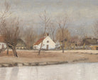 Laurits Andersen Ring Fine Art Print, Painting of the village pond in the village of Ring