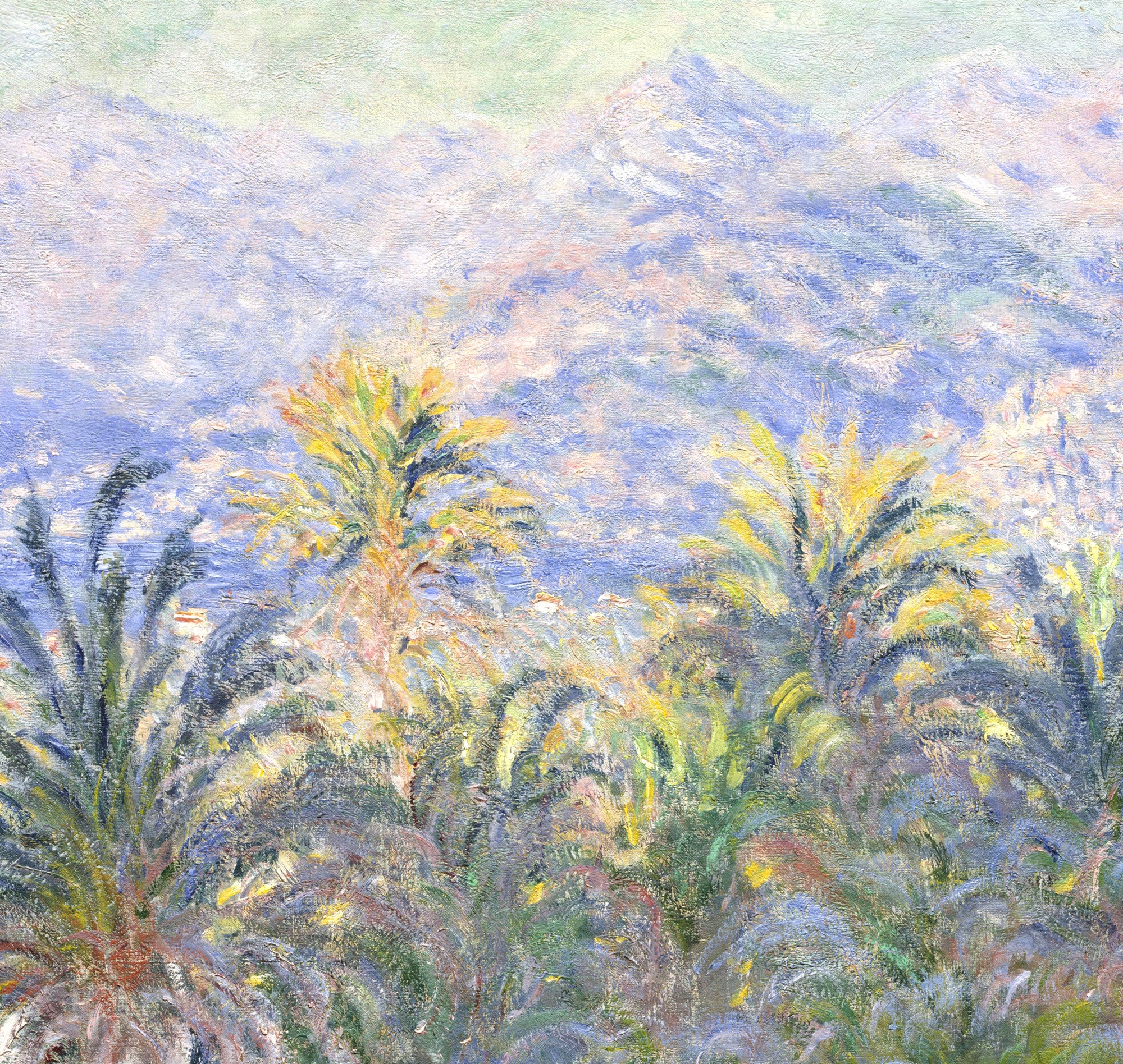 Claude Monet Fine Art Print, Palm Trees at Bordighera