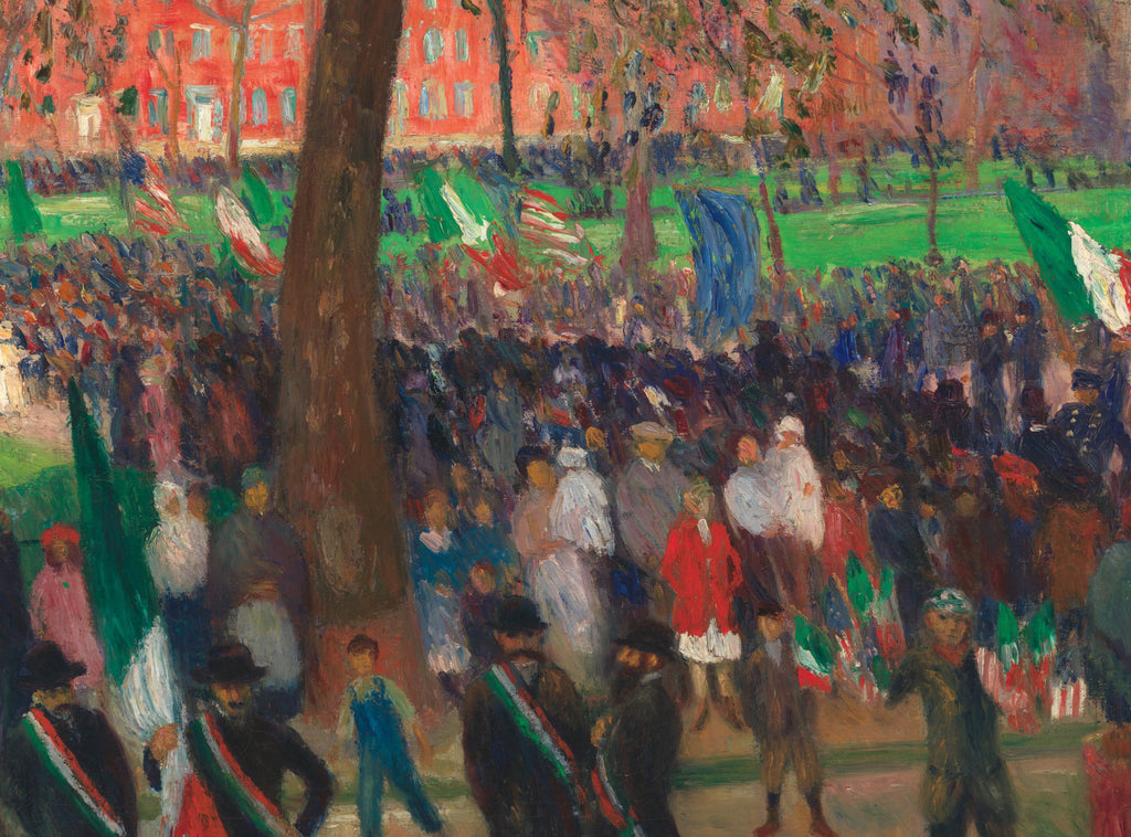 Parade, Washington Square, William Glackens Fine Art Print