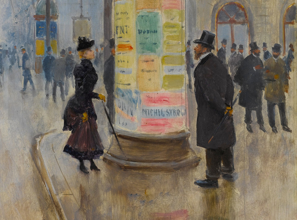 Jean Béraud Impressionist Fine Art Print, Paris Street Scene