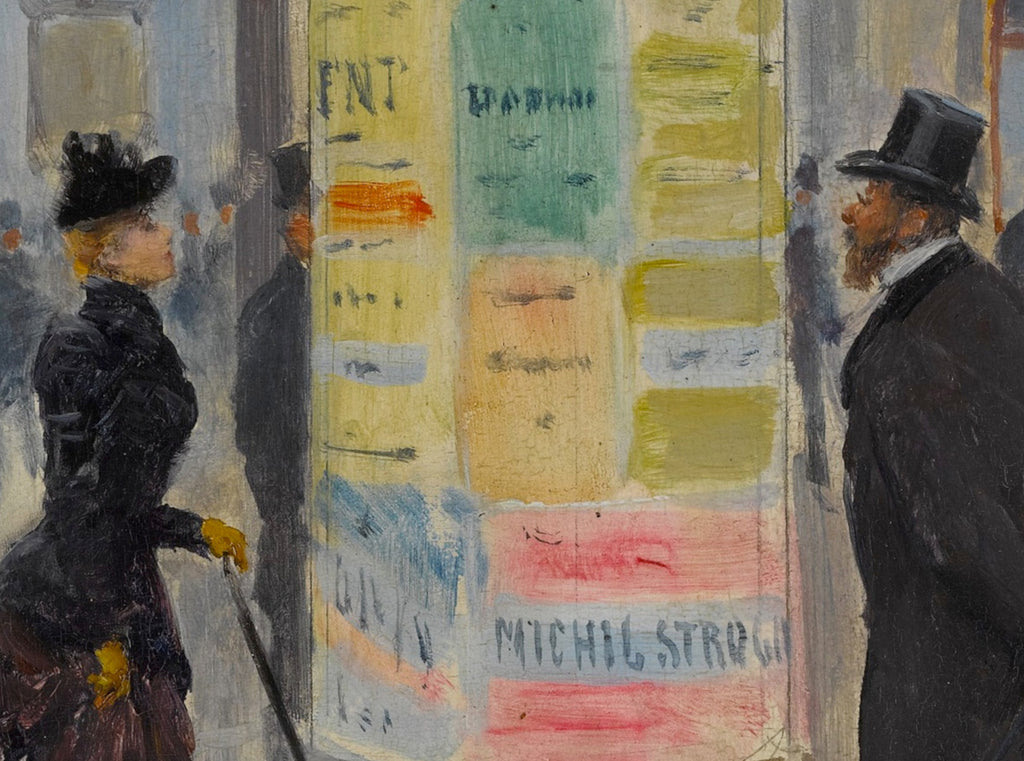 Jean Béraud Impressionist Fine Art Print, Paris Street Scene