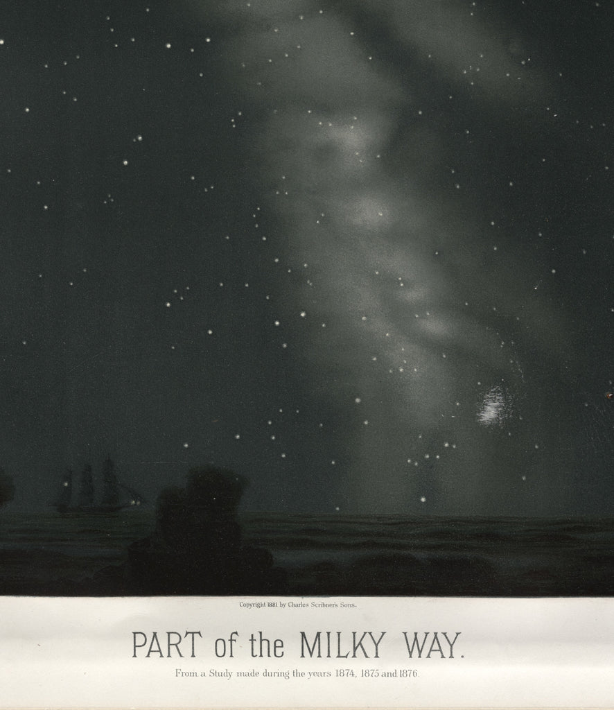 Étienne Léopold Trouvelot Fine Art Print, The Milky Way