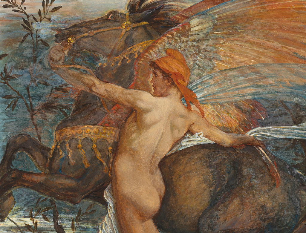 Pegasus, Walter Crane Fine Art Print