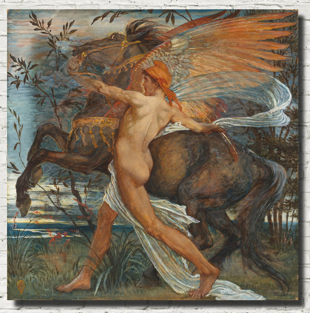 Pegasus, Walter Crane Fine Art Print