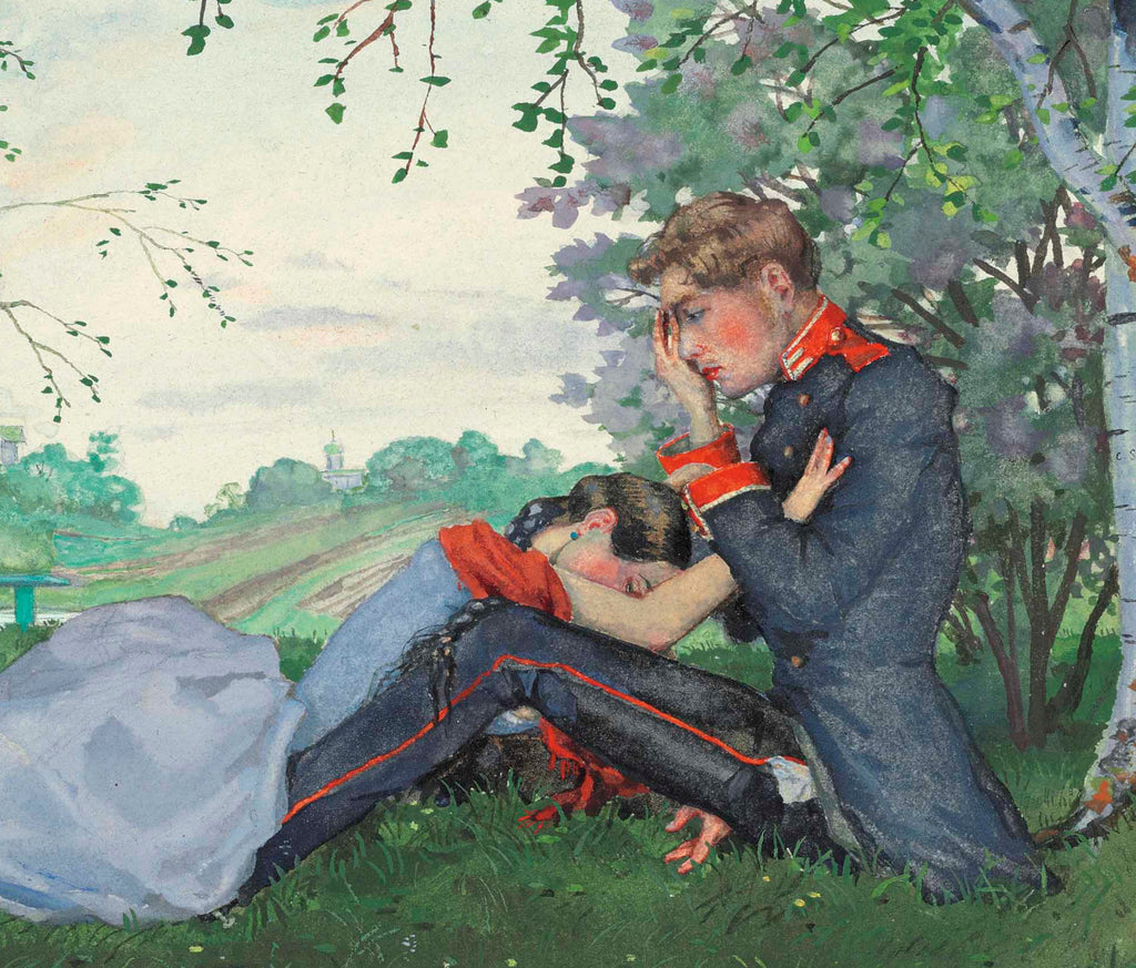 Konstantin Somov Fine Art Print, Painful Confession