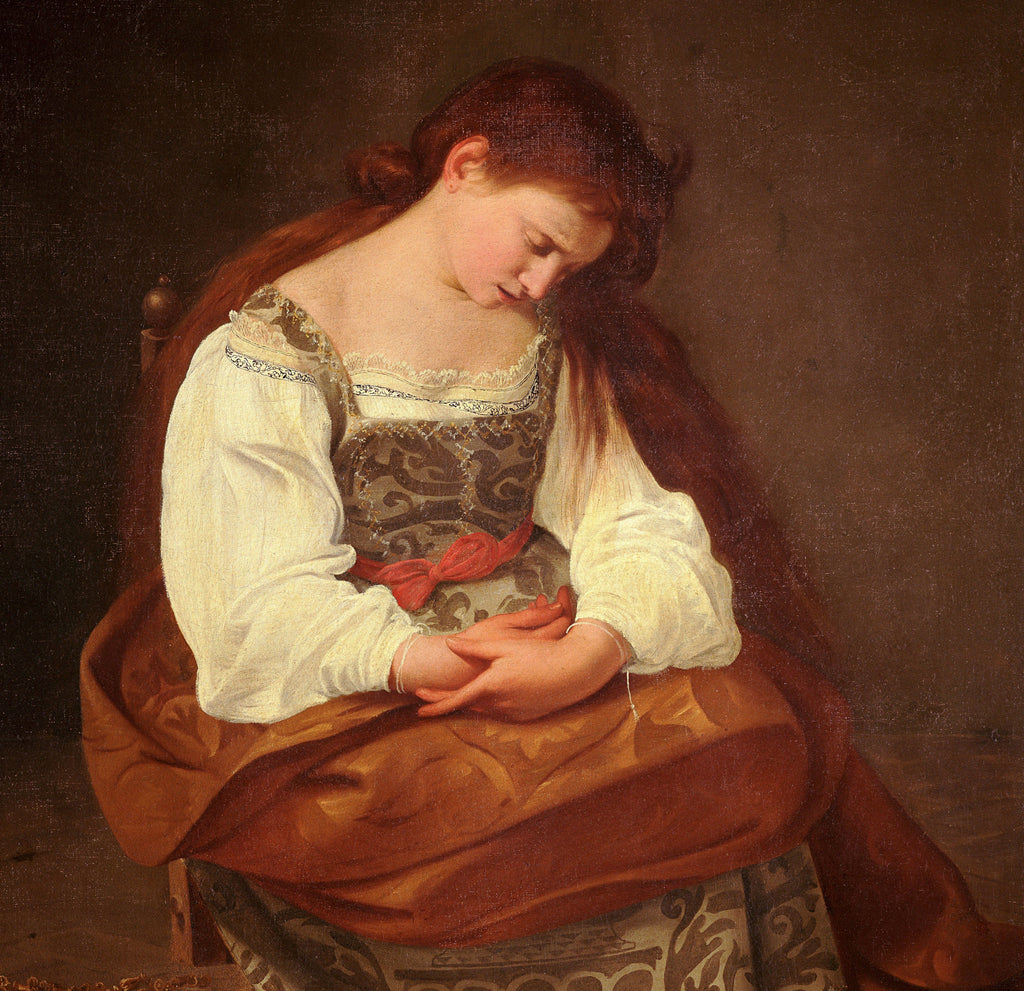Caravaggio Baroque Fine Art Print, Penitent Magdalene