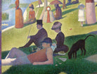 Georges Seurat , A Sunday on La Grand Jatte close up