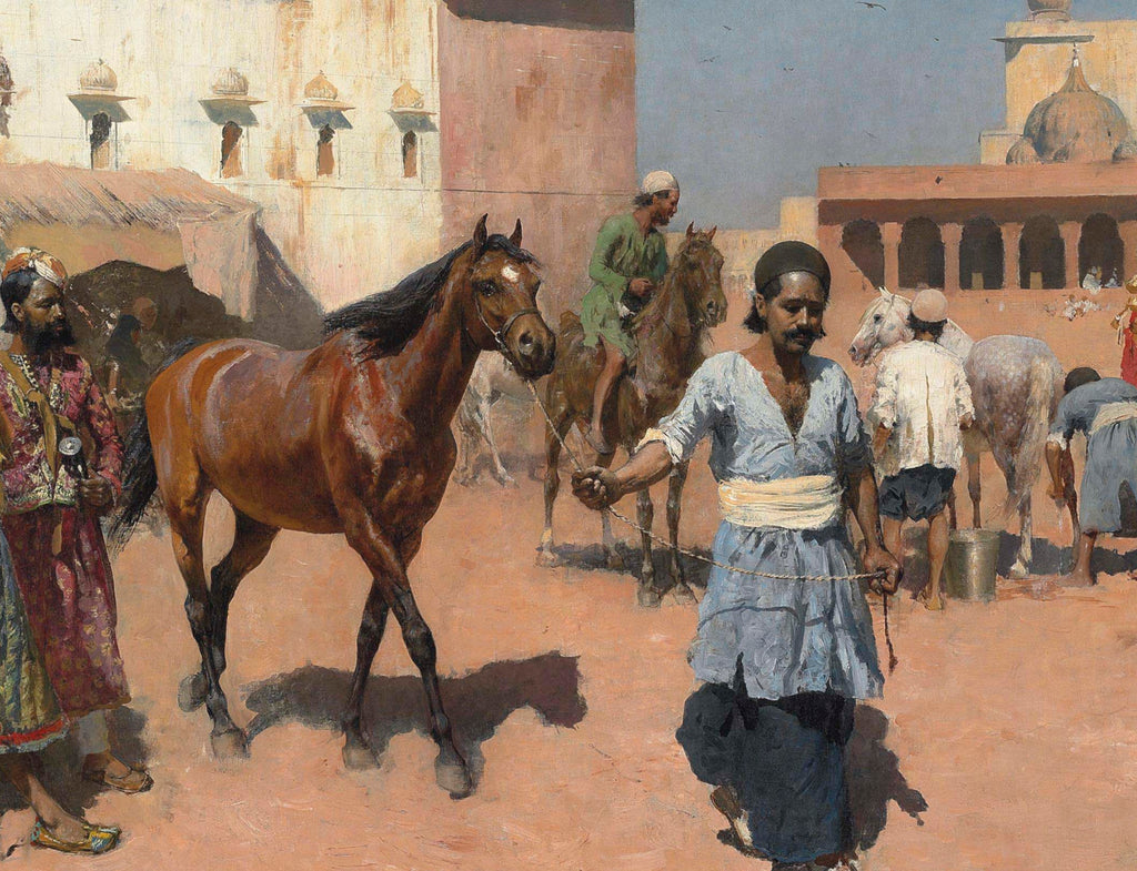 Edwin Lord Weeks Fine Art Print, Persian Horse Dealer, Bombay