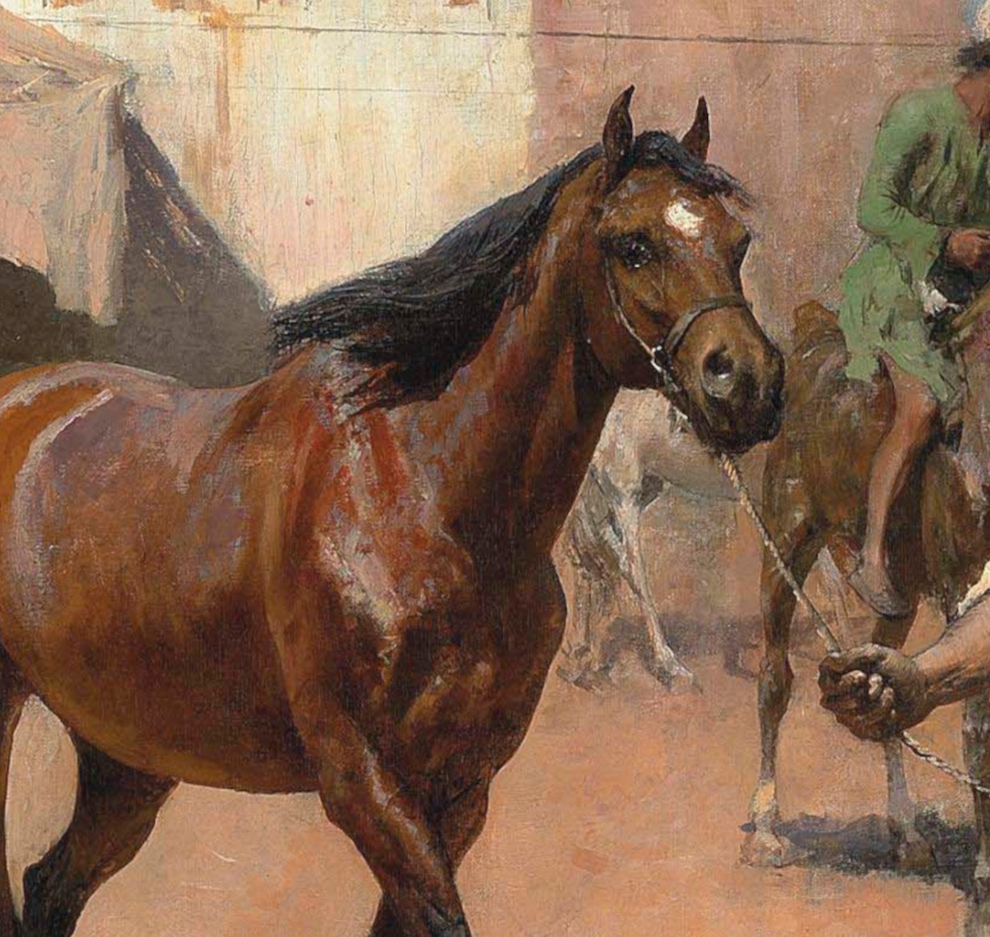 Edwin Lord Weeks Fine Art Print, Persian Horse Dealer, Bombay