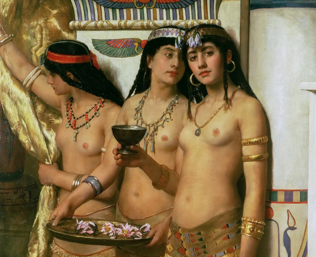 John Collier Fine Art Print, Pharaoh's Handmaidens