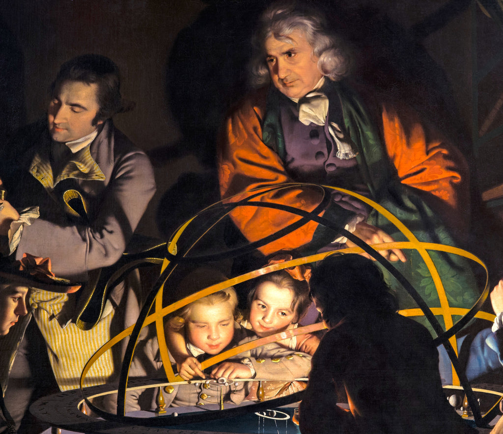 Joseph Wright of Derby Fine Art Print : Philosopher Giving that Lecture on the Orrery
