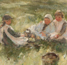 Robert Gemmell Hutchison Fine Art Print, Picnic on the Dunes, Lossiemouth