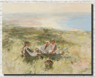 Robert Gemmell Hutchison Fine Art Print, Picnic on the Dunes, Lossiemouth