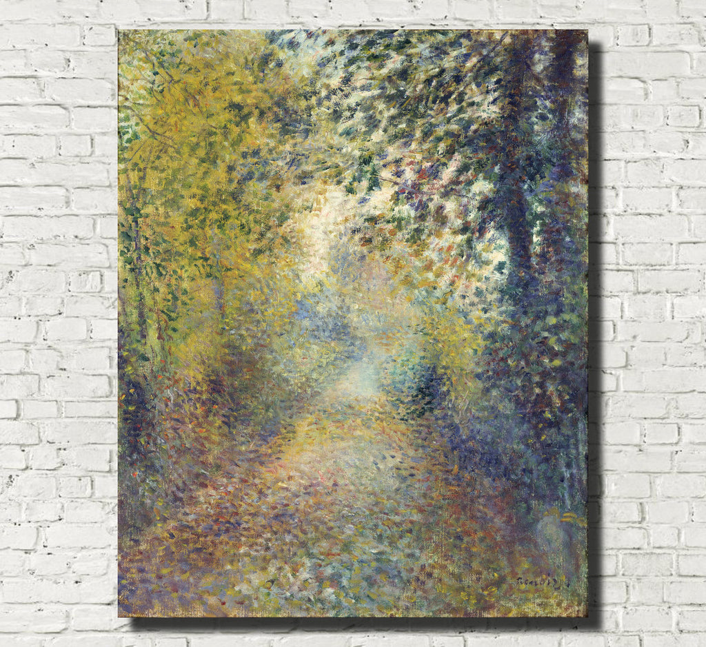 In The Woods Renoir, Impressionist Fine Art Print