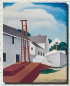 George Ault Fine Art Print, Pile Driver