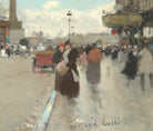 Luigi Loir Fine Art Print: Place de la Bastille, Paris