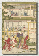 Torii Kiyonaga, Japanese Fine Art Print, Playing Blind Man