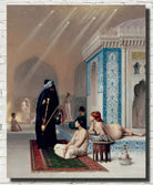 Jean-Léon Gérôme Fine Art Print : Pool in a Harem