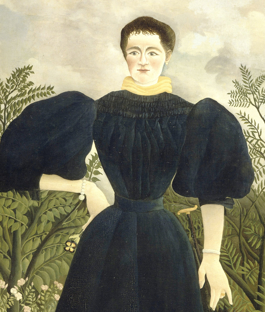 Henri Rousseau, Post- Impressionist Fine Art Print, Portrait of Madame M