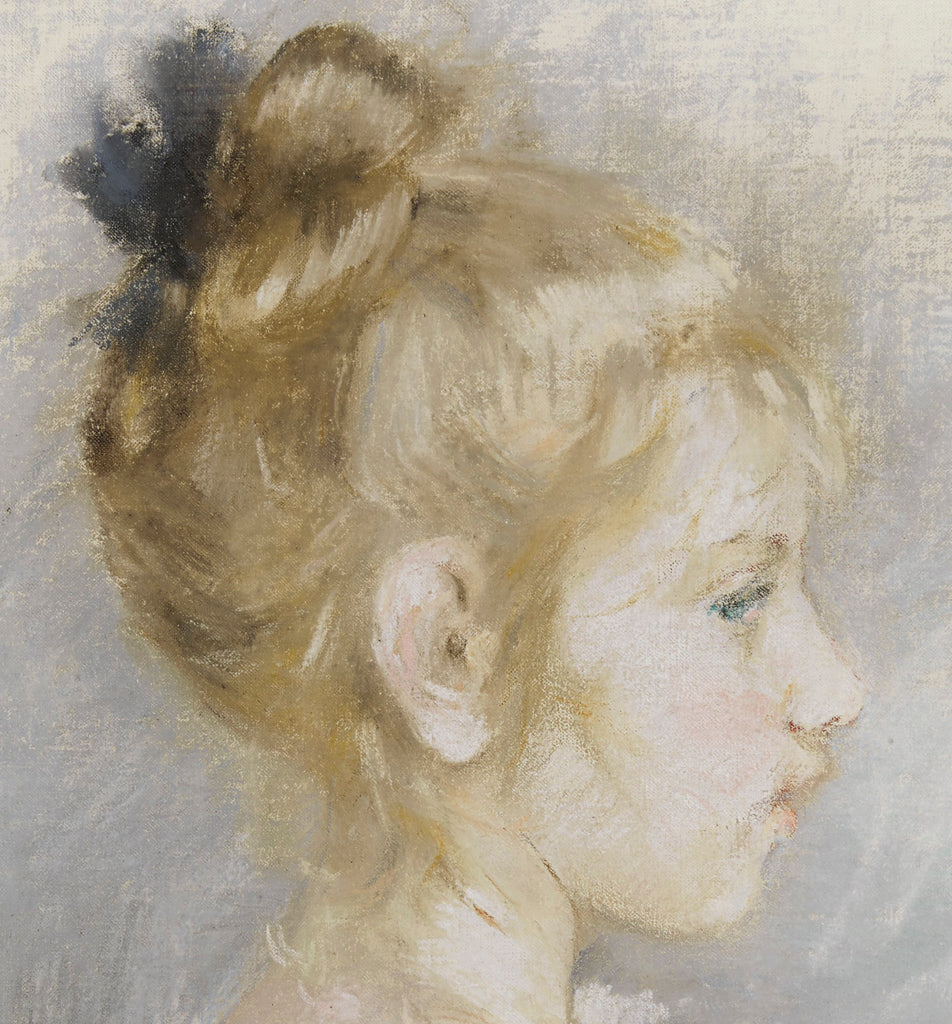 Berthe Morisot, French Fine Art Print : Portrait de Blanche Pontillon