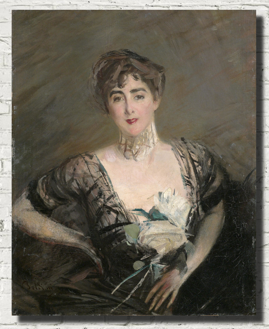 Giovanni Boldini Fine Art Print, Portrait of Josefina Alvear de Errazuriz
