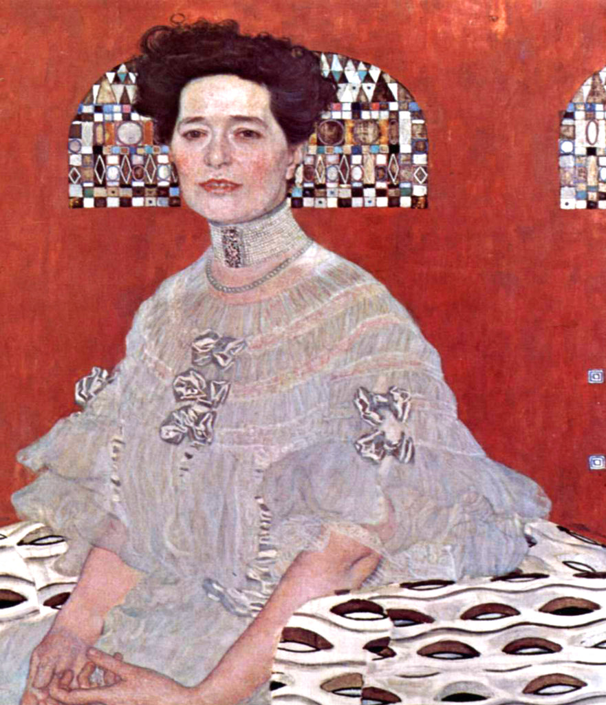 Gustav Klimt Fine Art Print, Portrait of Fritza Riedler