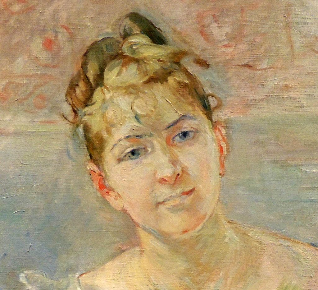 Berthe Morisot, French Fine Art Print : Portrait of Louise Riesener