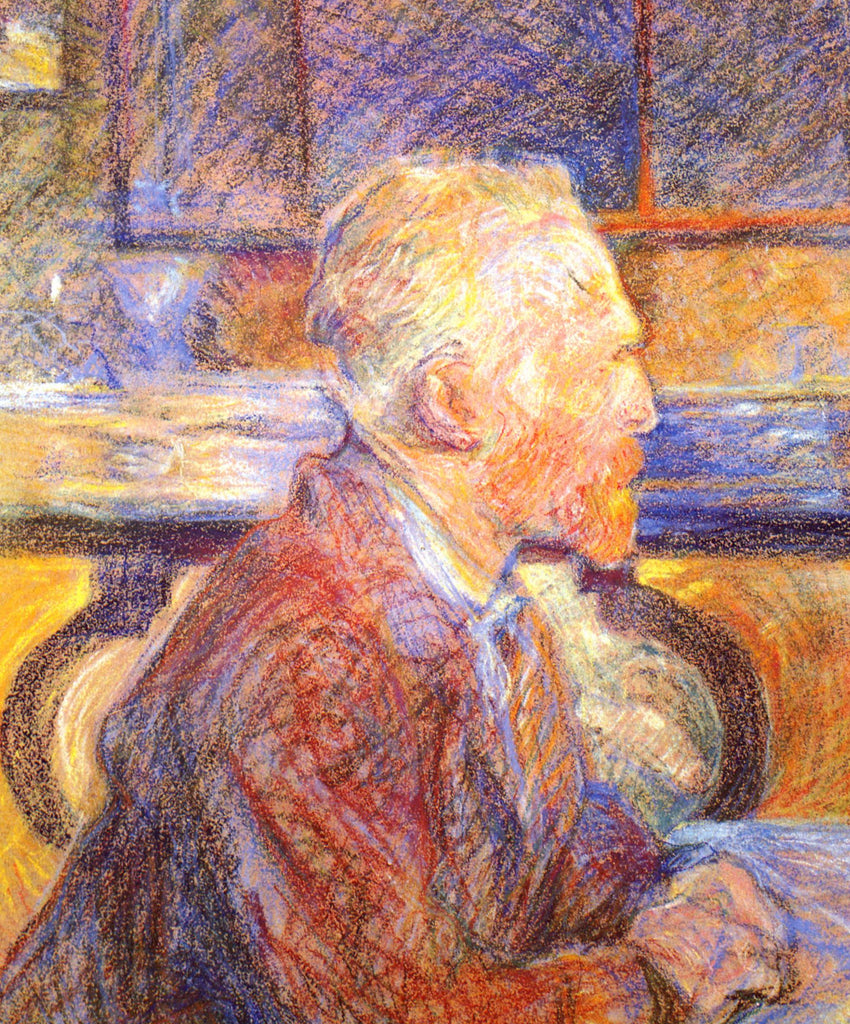 Henri de Toulouse-Lautrec Fine Art Print, Portrait of Vincent van Gogh