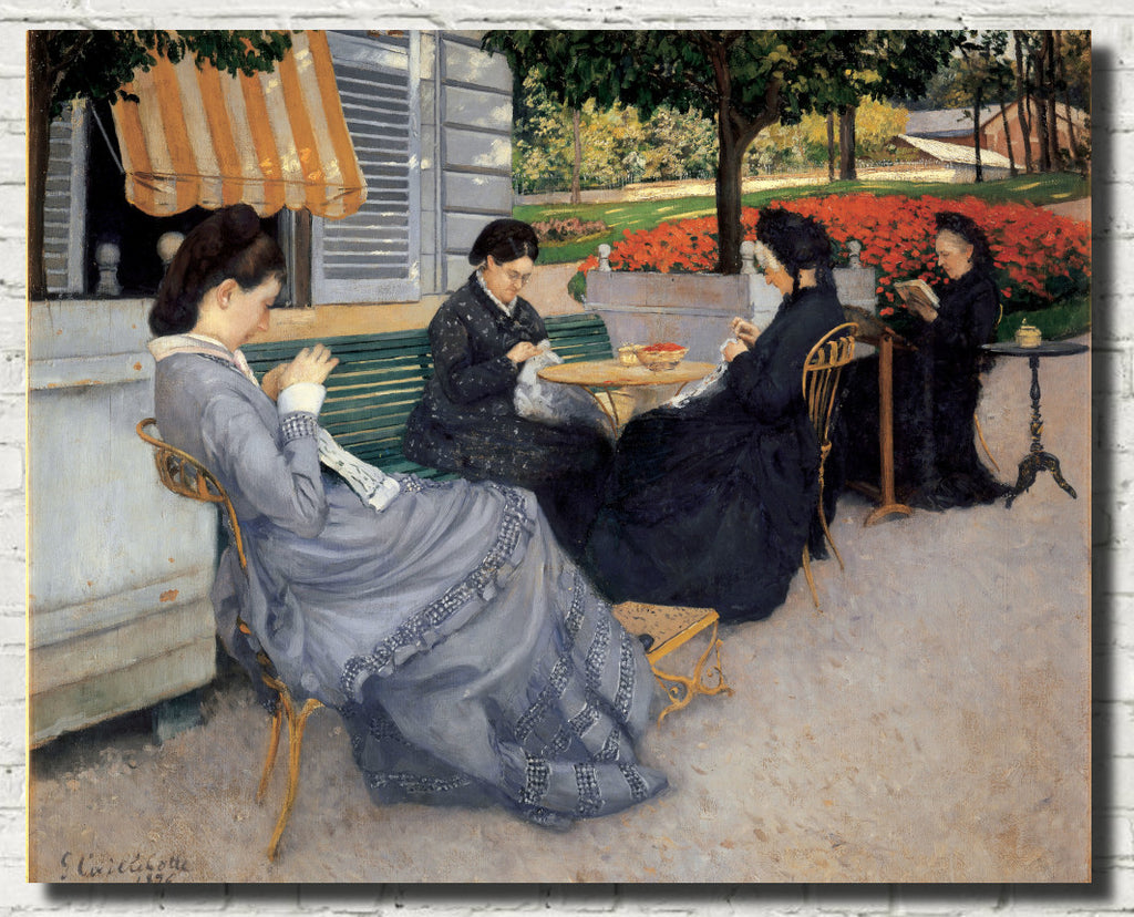Gustave Caillebotte Fine Art Print : Portraits in the Countryside