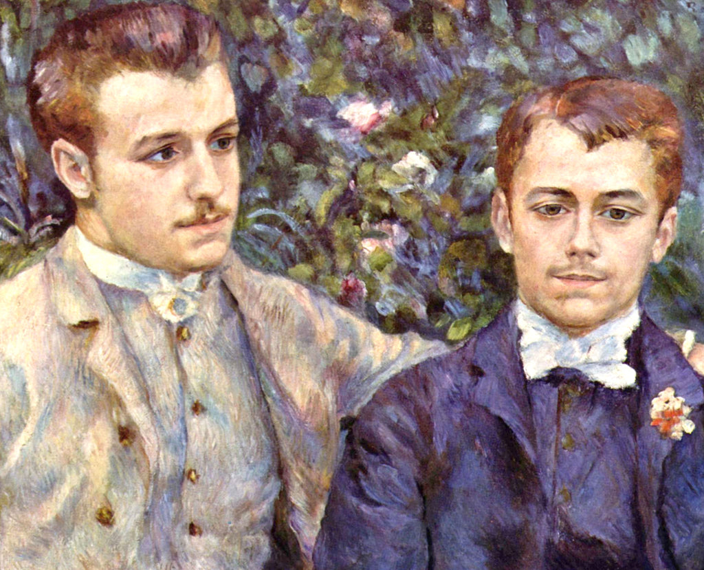 Renoir, Impressionist Fine Art Print, Porträt des Charles und Georges Durand-Ruel