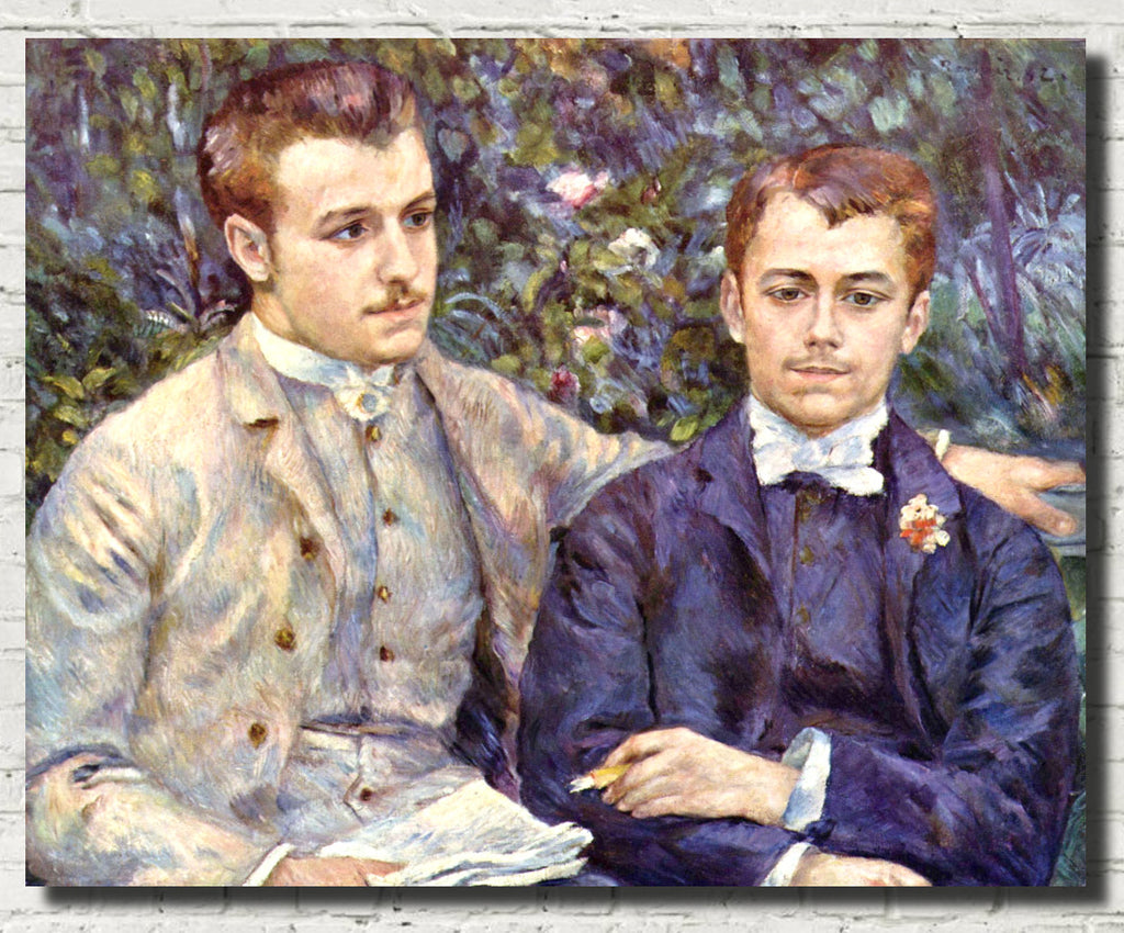 Renoir, Impressionist Fine Art Print, Porträt des Charles und Georges Durand-Ruel