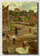 Powiśle (Bank of the Vistula in Warsaw), Aleksander Gierymski Fine Art Print