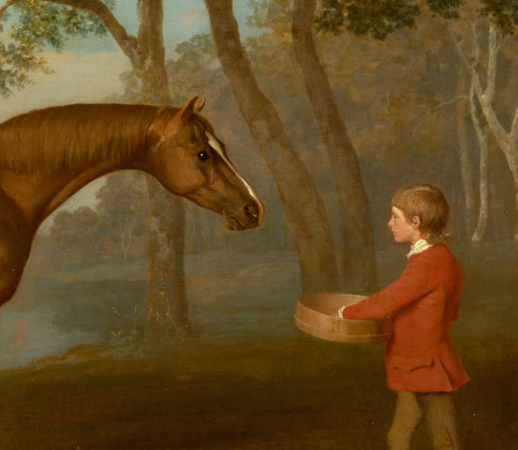 George Stubbs Fine Art Print, Pumpkin with a Stable-lad
