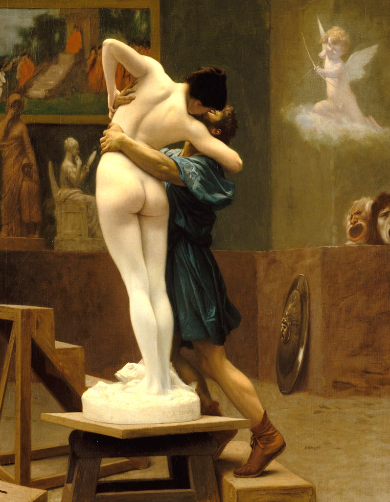 Jean-Léon Gérôme Fine Art Print : Pygmalion and Galatea