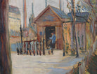 Paul Signac Fine Art Print, Railway junction near Bois-Colombes