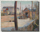 Paul Signac Fine Art Print, Railway junction near Bois-Colombes