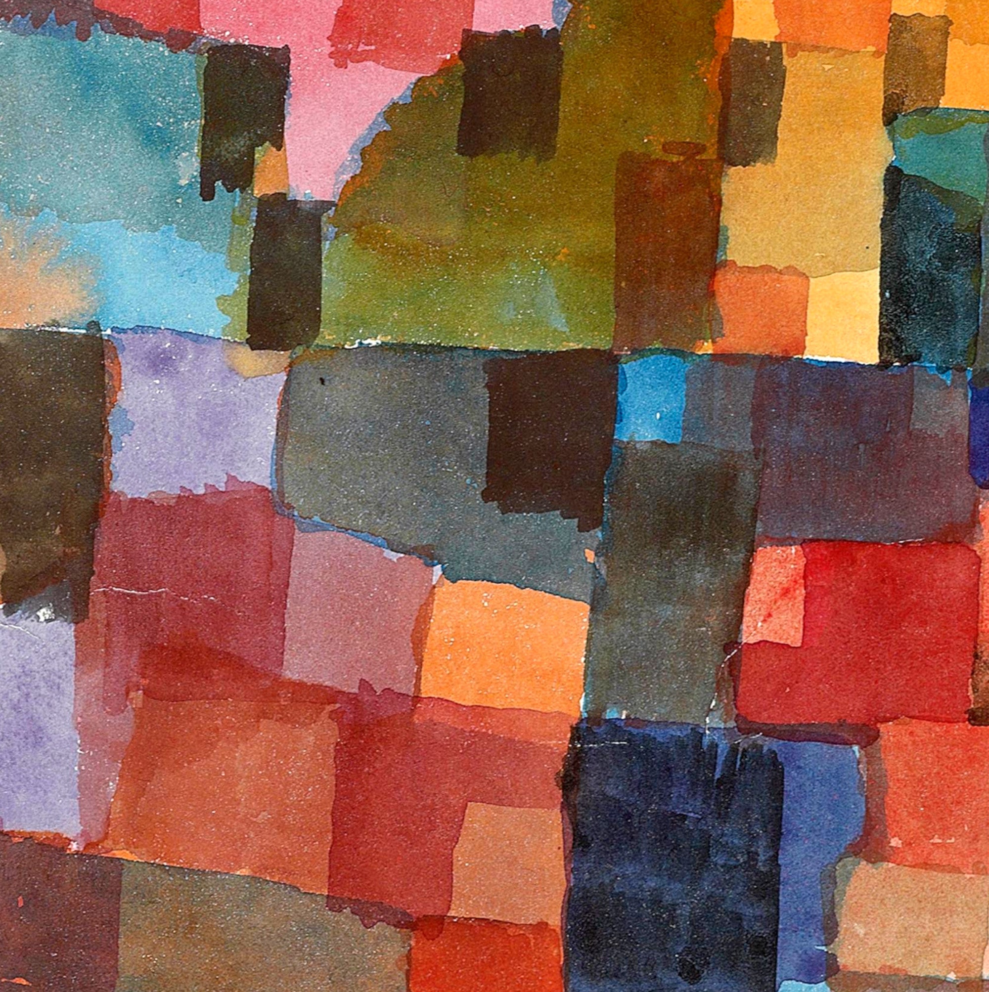 Paul Klee Fine Art Print, Room Architectures