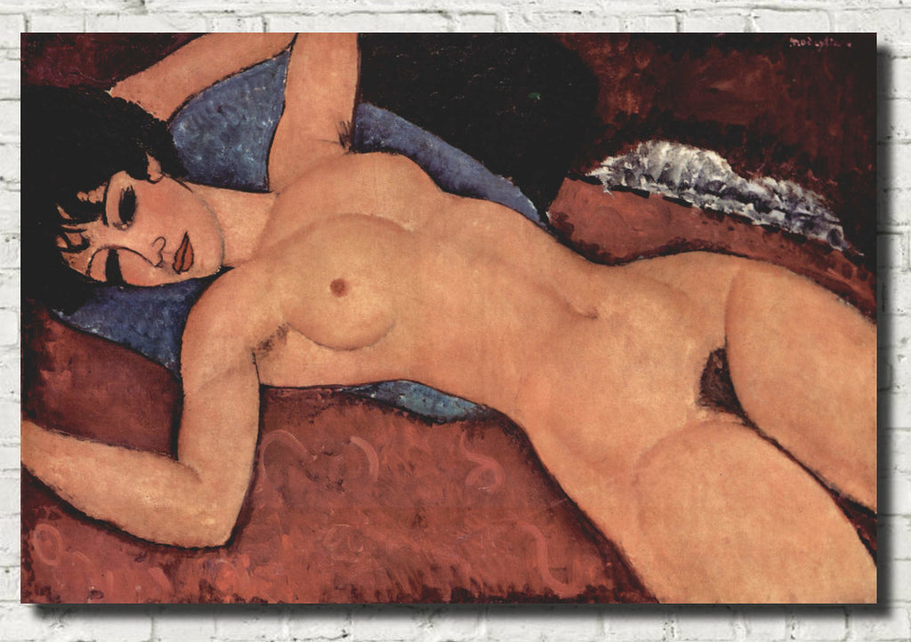 Amedeo Modigliani Fine Art Print :  Reclining Nude