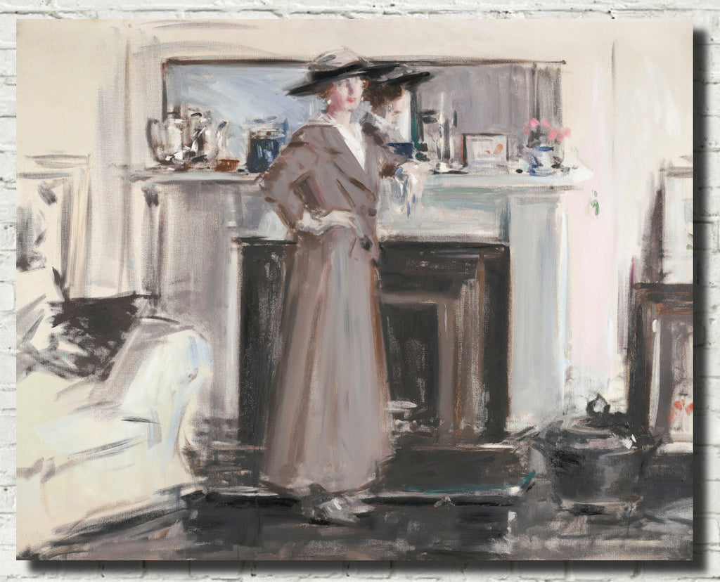 Reflections, Standing Portrait, Francis Cadell Fine Art Print
