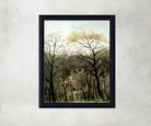 Rendez-Vous in the Forest, Henri Rousseau Framed Art Print
