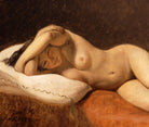 Constantin Hansen Fine Art Print, Resting Model