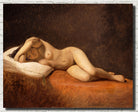 Constantin Hansen Fine Art Print, Resting Model