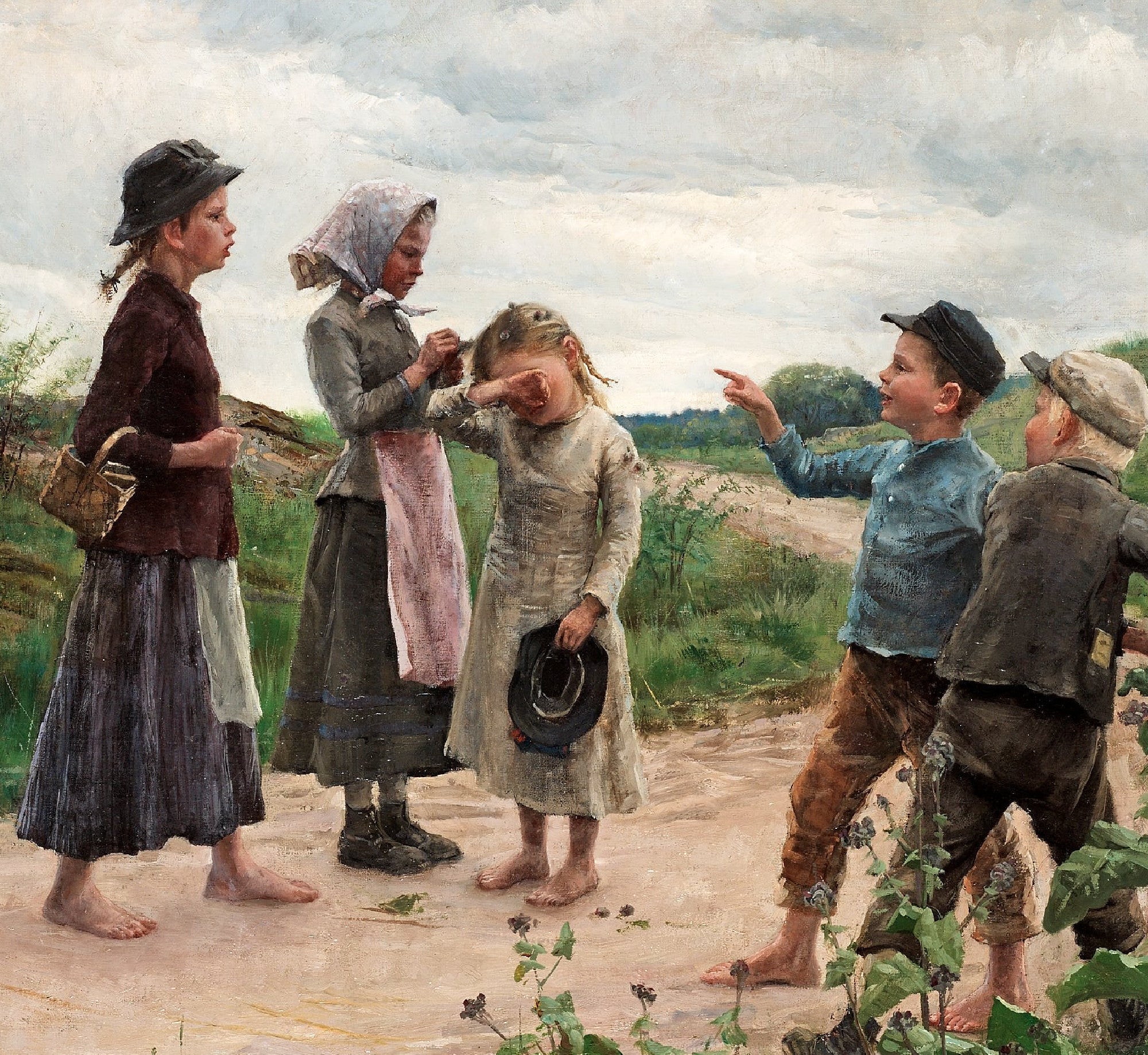 Fanny Brate Fine Art Print, Teasing