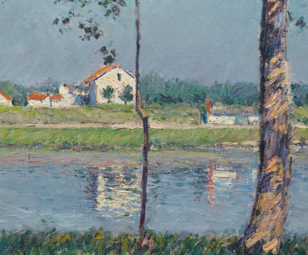 Gustave Caillebotte Fine Art Print : Bank of the Seine at Petit-Gennevilliers
