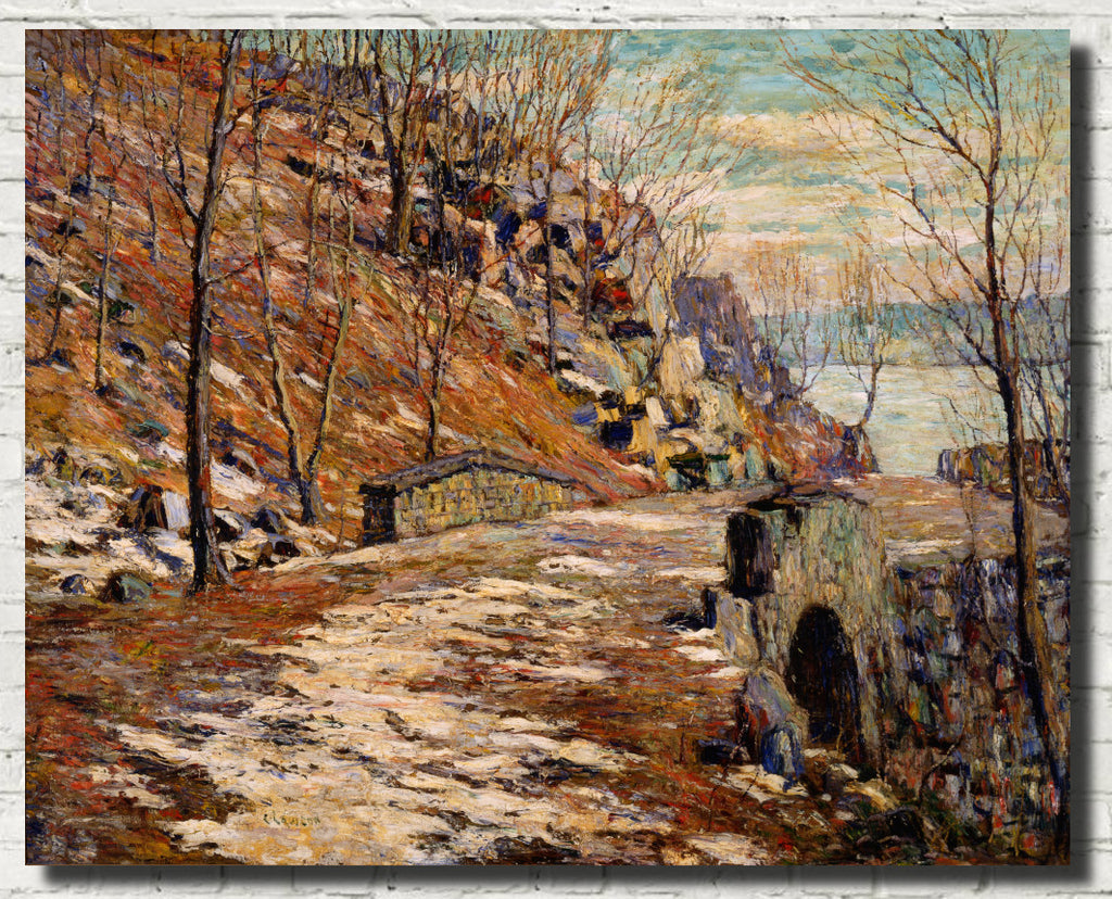 Road Down the Palisades, Ernest Lawson Fine Art Print