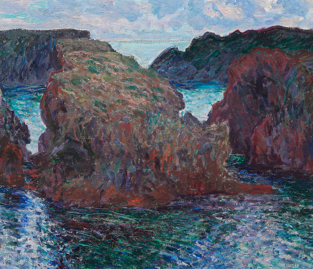 Claude Monet Fine Art Print, Rocks at port-goulphar belle-île