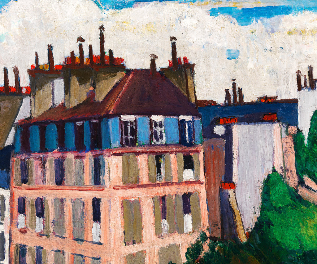 Henry Lyman Saÿen Fine Art Print : Rooftops, Paris