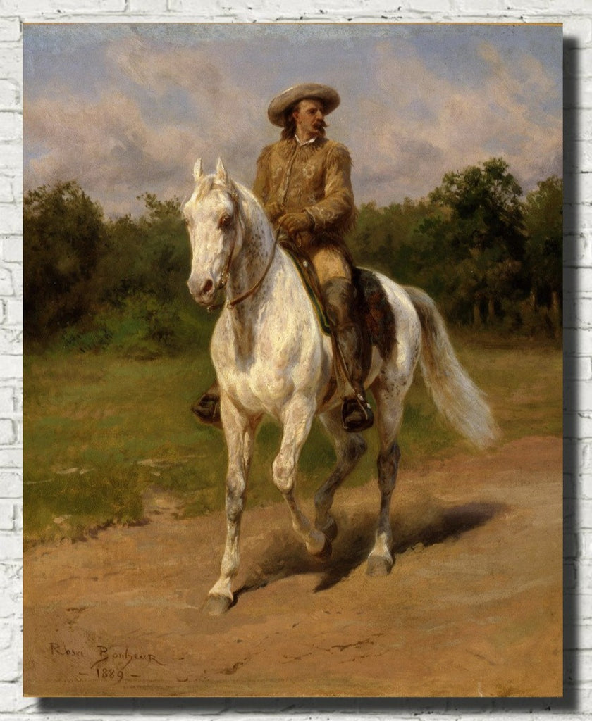 Rosa Bonheur Fine Art Print, Portrait of Colonel William F, Cody